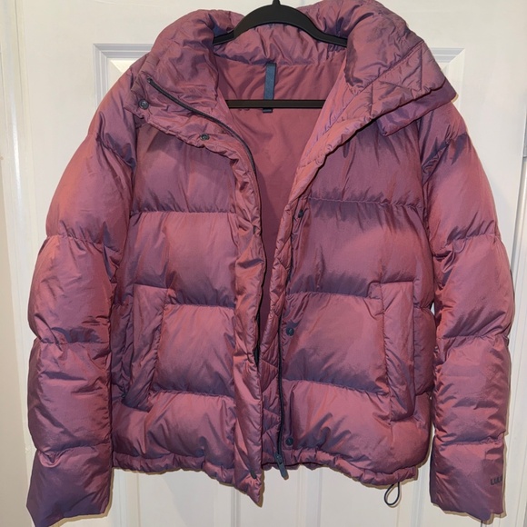 RARE LIMITED Lululemon Wunder Puff Puffer Jacket sz 6 - Heathered Plumful Purple - Picture 1 of 16